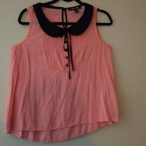 Forever 21 Pink Sleeveless Blouse